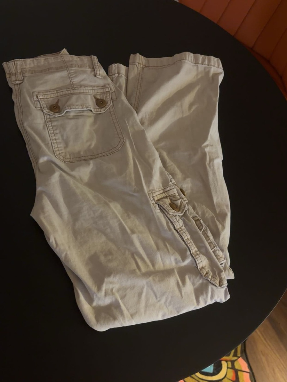 Women’s AE Casual Beige Cargo Pants - Lightweight Everyday Wear